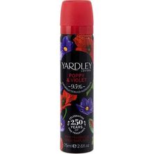 YARDLEY POPPY & VIOLET by Yardley DEODORANT SPRAY 2.5 OZ For WOMEN
