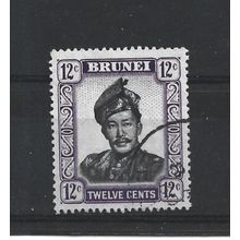 Brunei.SG107 12c Sultan Omar Ali Saifuddin.Fine Used.Aug25l