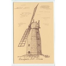 Downfields Mill Soham Postcard Cambridgeshire