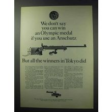 1964 Savage / Anschutz Match 54 Rifle Ad - Olympic