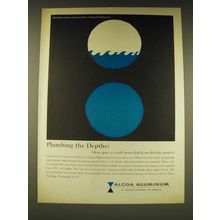 1960 Alcoa Aluminum Ad - Plumbing the depths?