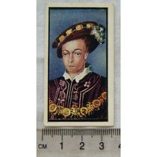 1961 Gee's Food card Kings & Queens No. 5 Edward VI