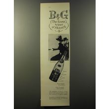 1953 B&G Wines Advertisement - B&G The finest wines of France