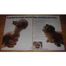1971 Birds Eye Cool 'n Creamy Pudding Ad - If you love ice cream