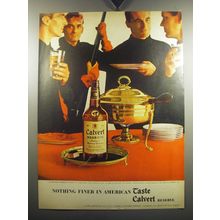 1957 Calvert Reserve Whiskey Ad - Nothing finer in American taste Calvert