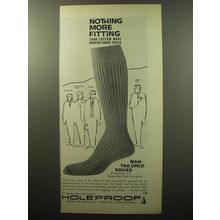 1960 Holeproof Socks Ad - Nothing more fitting than custom made