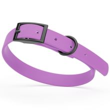 Dog Pet Waterproof Collar - W5/8" x L12"-15" - Amethyst Purple
