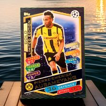 Match Attax Champions League 2016/17 Aubameyang Gold Limited Edition