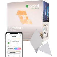 Nanoleaf Shapes Wifi and Thread Smart RGBW 16M+ Color LED Dimmable Gaming and Ho