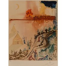 Salvador Dalí (1904-1989). The Crime, The Siege of Jerusalem, and A Miserable Fl