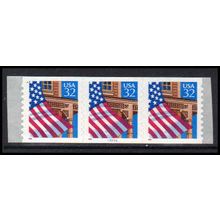 2915A 32c U.S. Flag Over Porch Very Fine MNH PNC 22222/3 10x10 PA3520