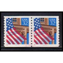 Used 2913 32c U.S. Flag Over Porch Very Fine CNP Left 11111 PA1718