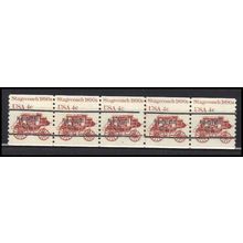 1898Ab 4c Stagecoach Very Fine MNH Dry Gum PNC 6/5 Line Gap AA0115