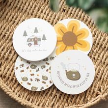 Drinks Coaster Set Home on the Road Camping
