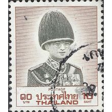 THAILAND, King Bhumibol Adulyadej, brown 1989, 10B, #3