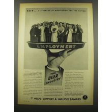 1939 United Brewers Industrial Foundation Ad - Beer