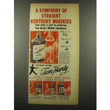 1939 Tom Hardy Whiskey Ad - A Symphony