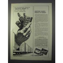 1966 The Milwaukee Road Railroad Ad - Keeping Candy
