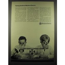 1966 Western Electric Ad - Seeing Double