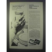 1966 The Milwaukee Road Railroad Ad - Paper Products