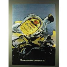 1979 Seagram's Crown Royal Whisky Ad - Grown Man Cry