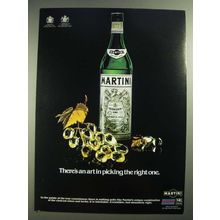 1984 Martini Vermouth Ad - There's an Art in Picking the Right One
