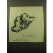 1950 Bergdorf Goodman Fireworks Perfume Ad - Firewater? Never touch it!