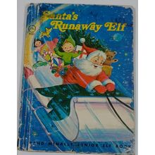 santa's runaway elf by Jean lewis a junior elf book 1977 hardcover vintage