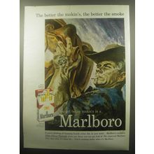 1959 Marlboro Cigarettes Advertisement - The better the makin's