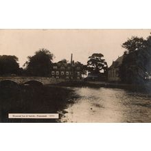 Diamond Inn Pub & Smithy Pontyland Northumberland Old RPC Postcard