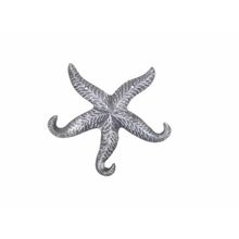 Pack Of 2] Rustic Silver Cast Iron Wall Mounted Decorative Metal Starfish Tr...