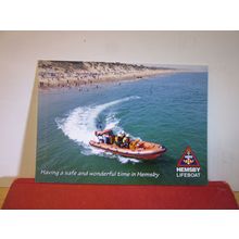 HIRS, HEMSBY LIFEBOAT, HEMSBY, NORFOLK. unused postcard (b) =