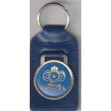 Scout Key Ring UK Jamboree - Peak 1980 - Blue with Blue Fob (J1)