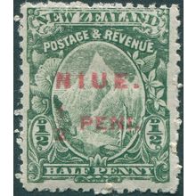 Niue 1902 ½d green Perf 14 SG8 unused