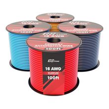 GS Power 16 Gauge Stranded Copper Clad Aluminum Zip Cord Wire for 12 Volt Automo