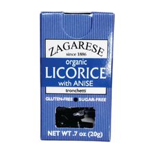 Zagarese 100% Organic Licorice with Flip Top Box Anise, 0.88 Ounce