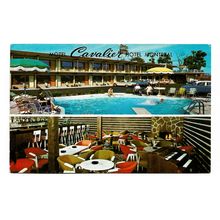 Postcard Canada Quebec Montreal Cavalier Motel & Hotel multiviews unposted 1970s