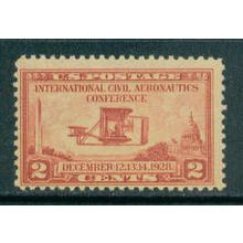 649 2c Wright Airplane Just Clears MNH T0085