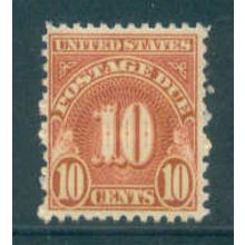 J84 10c Postage Due Barely Clears MNH Q3239