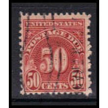 Used J86 50c Postage Due Barely Clears K1482
