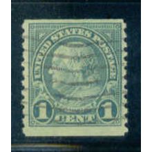 Used 597 1c Benjamin Franklin Just Clears A16468