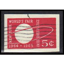 Used U546 5c New York World's Fair Very Fine Cut Square Z2882