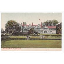 Bramhall Hall Nr Stockport Cheshire Old Postcard