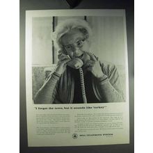 1964 Bell Telephone Ad - I Forget The Town