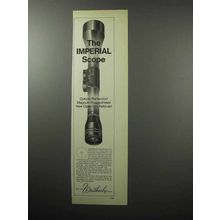 1970 Weatherby Imperial Scope Ad - Optical Perfection