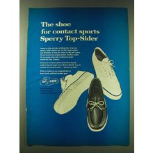 1970 Sperry Top-Sider Shoes Ad - The shoe for contact sports