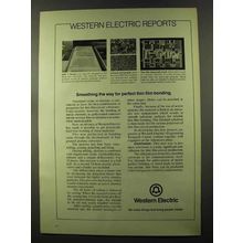 1973 Western Electric Ad - Perfect Thin Film Bonding