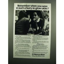 1976 Metropolitan Life Insurance Ad - Grow Older