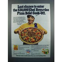 1983 Chef Boyardee Pizza Mix Ad - Last Chance