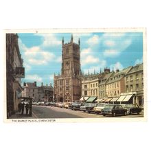 THE MARKET PLACE, CIRENCESTER, GLOUCESTERSHIRE unused postcard Colourmaster =